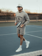 Sport Club Sweatshort | Heather Grey Classic-Fit